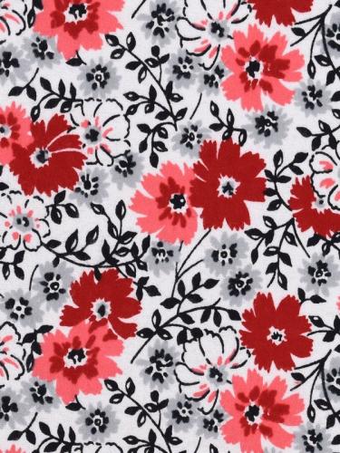 Red-Gray-Black-Floral